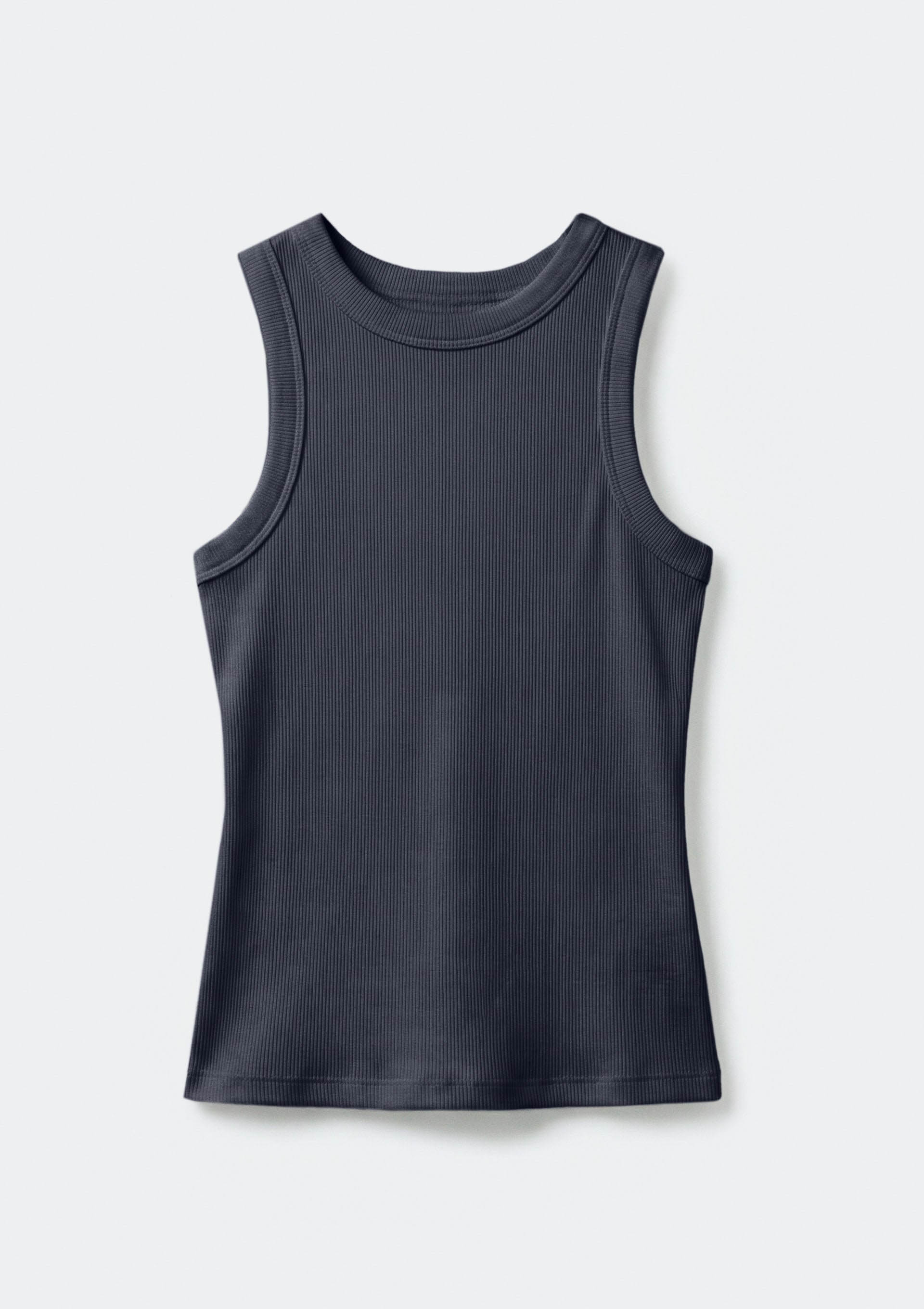 Regata Básica Feminina Slim Neck - Azul