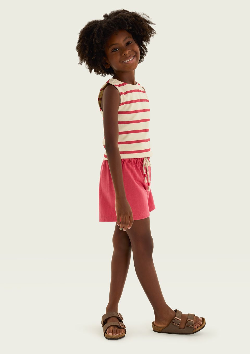 Conjunto Infantil Menina Estampado - Rosa