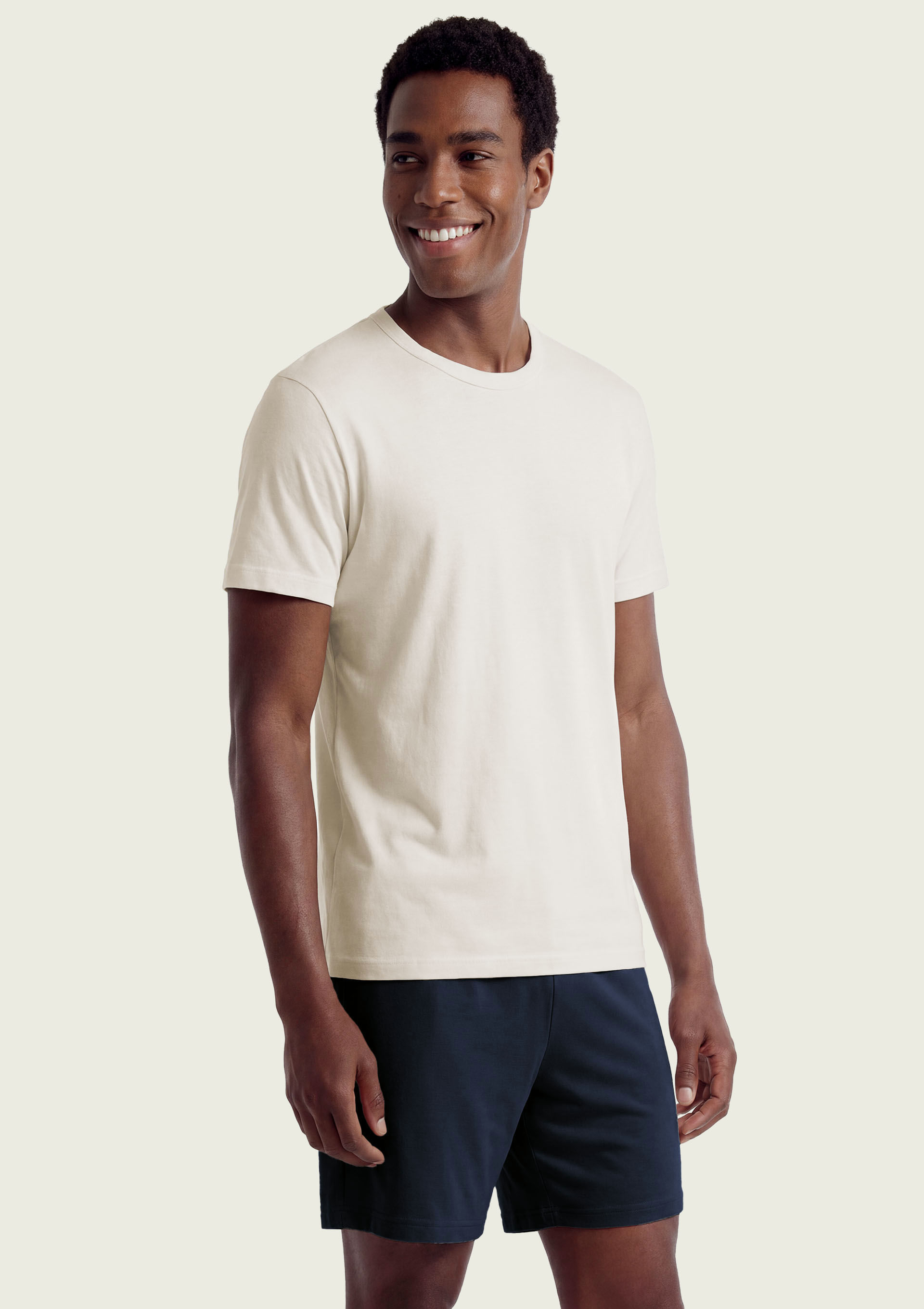 Pijama Curto Masculino Malha de Algodão - Cinza