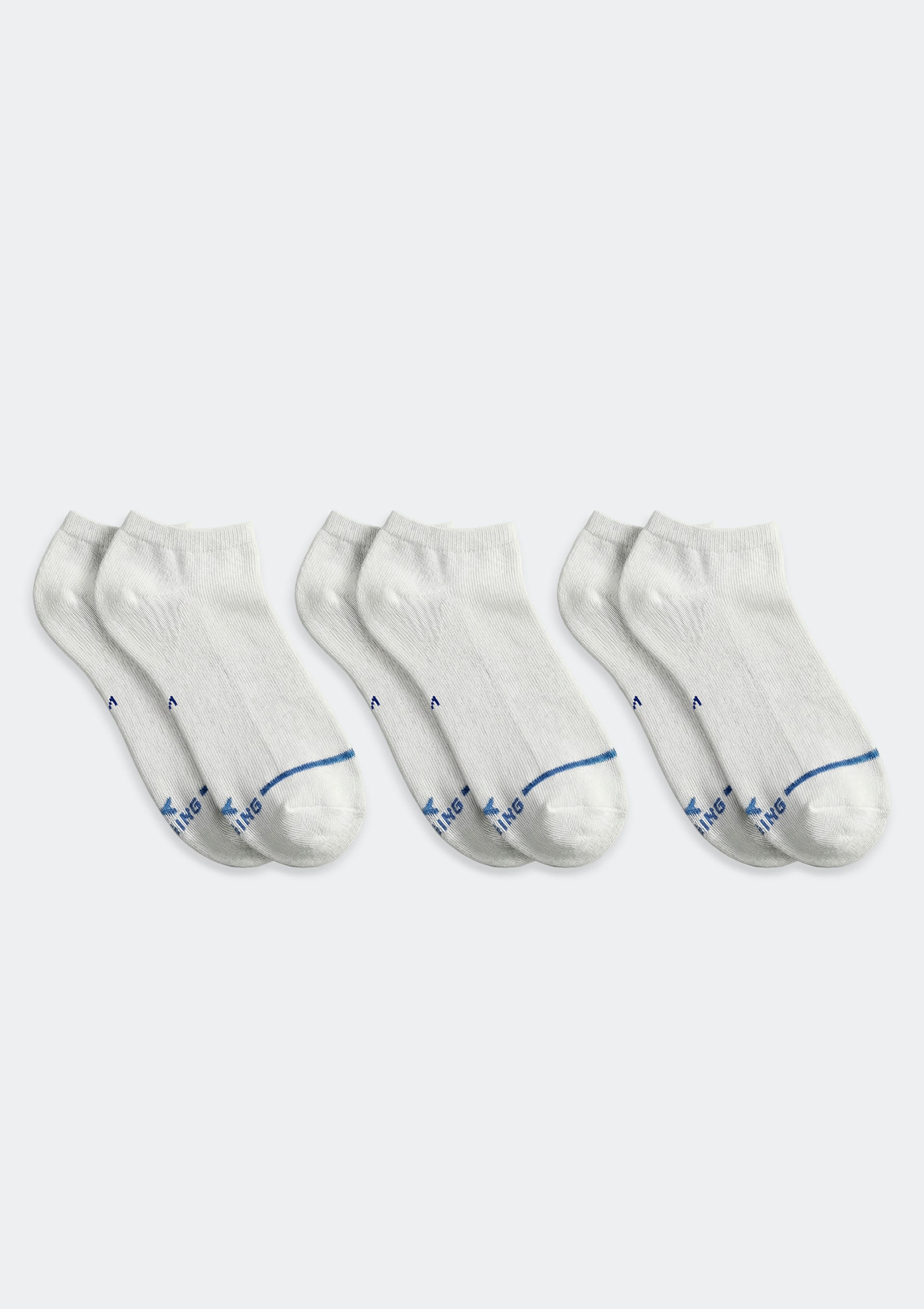Kit 3 Pares De Meias Soquete Unissex - Branco