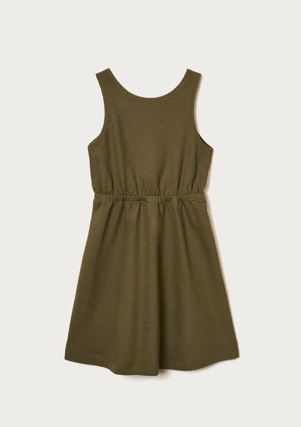 Vestido Infantil Curto Texturizado - Verde