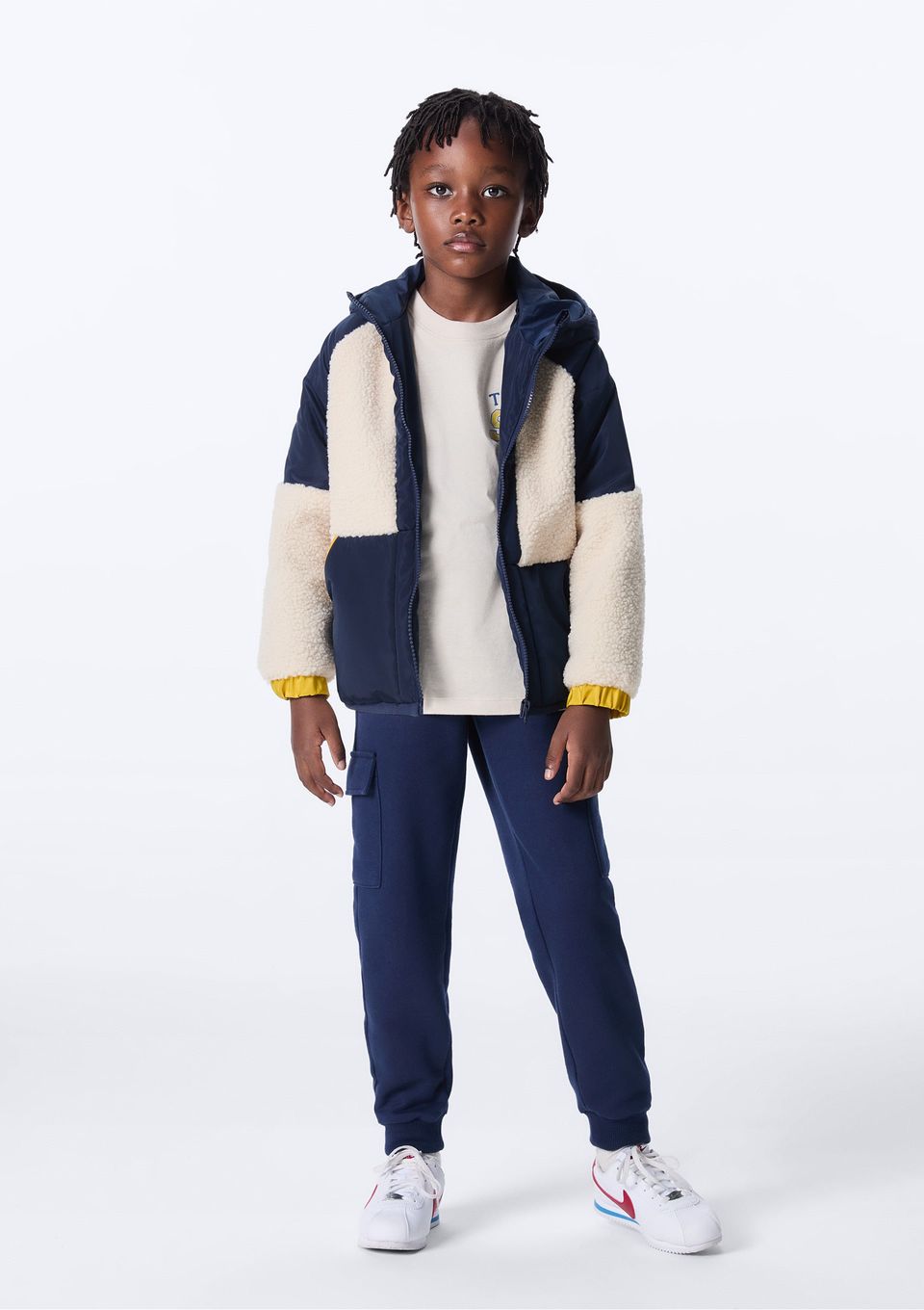 Calça Infantil Menino Jogger Cós Elástico - Azul