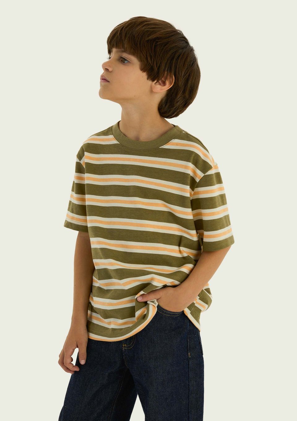 Camiseta Infantil Menino Estampada - Verde