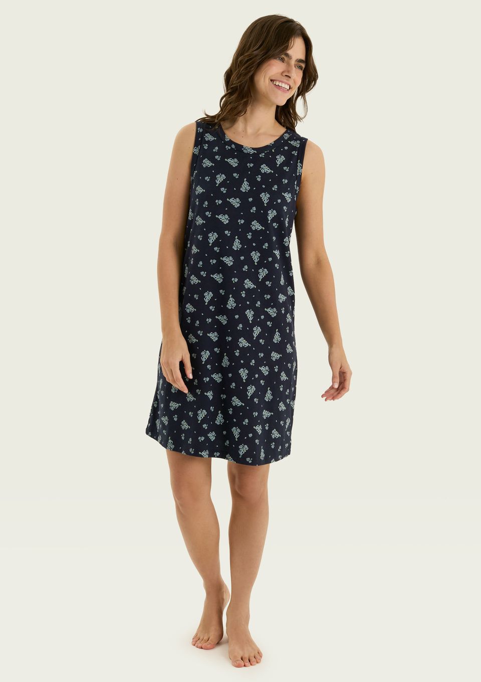 Camisola Estampada Sênior - Azul