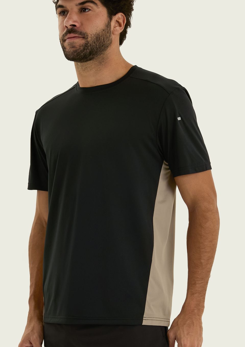 Camiseta Esportiva Masculina Secagem Rápida - Preto