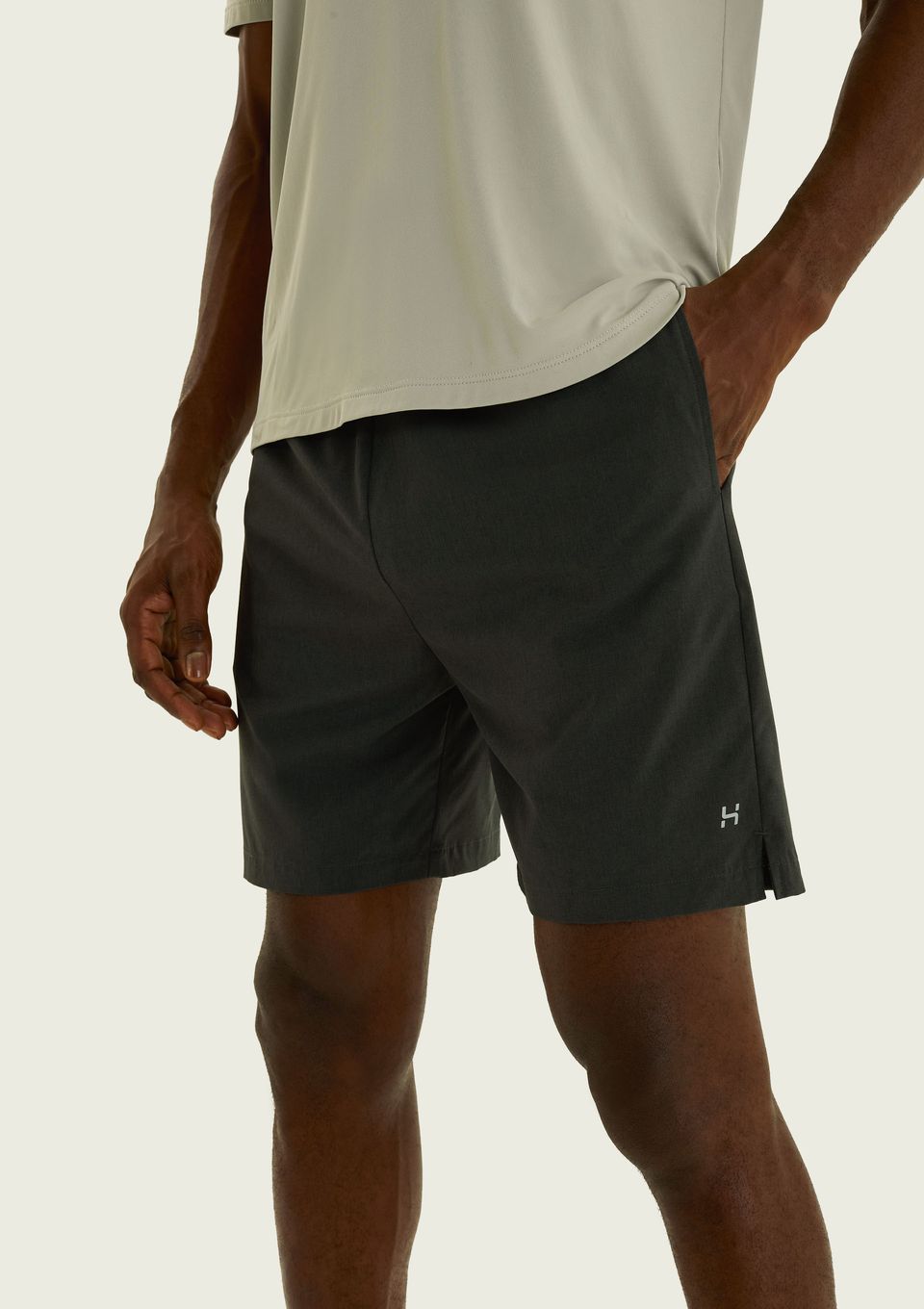 Bermuda Esportiva Masculina Mescla - Preto