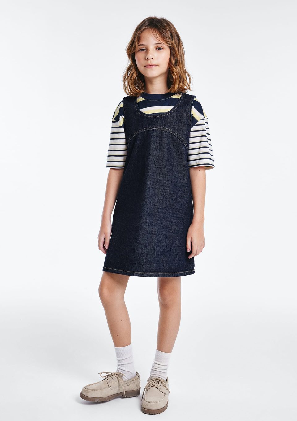 Vestido Jeans Infantil - Azul