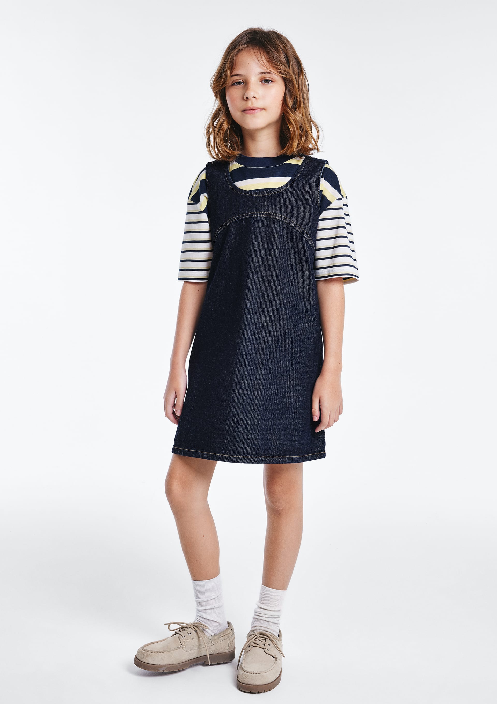 Vestido Jeans Infantil - Azul — Hering