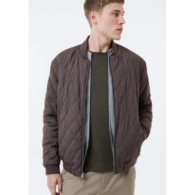 Jaqueta Masculina Puffer Dupla Face Matelassê - Verde