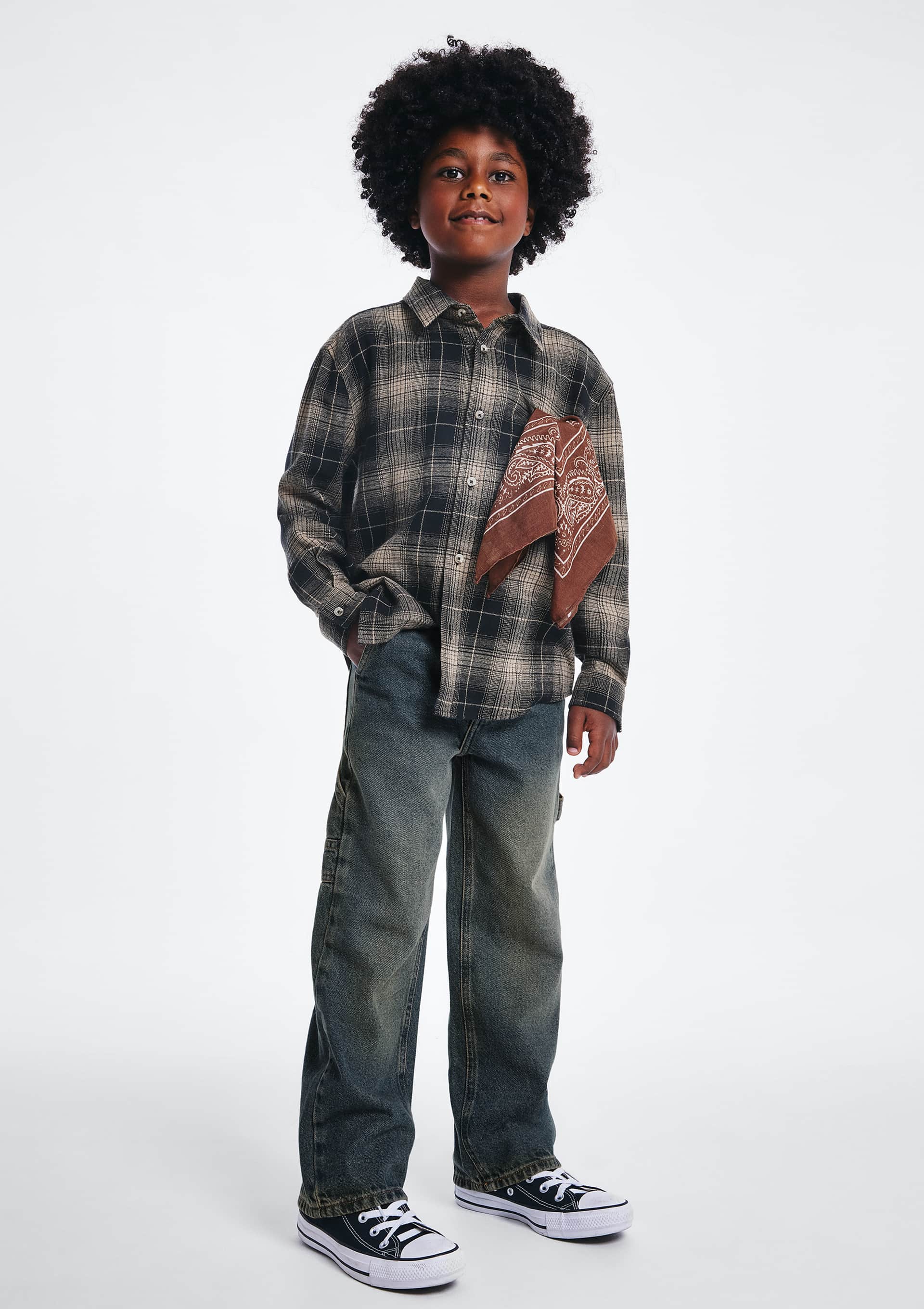 Calça Infantil Menino Reta Carpinteiro Estonada - Azul