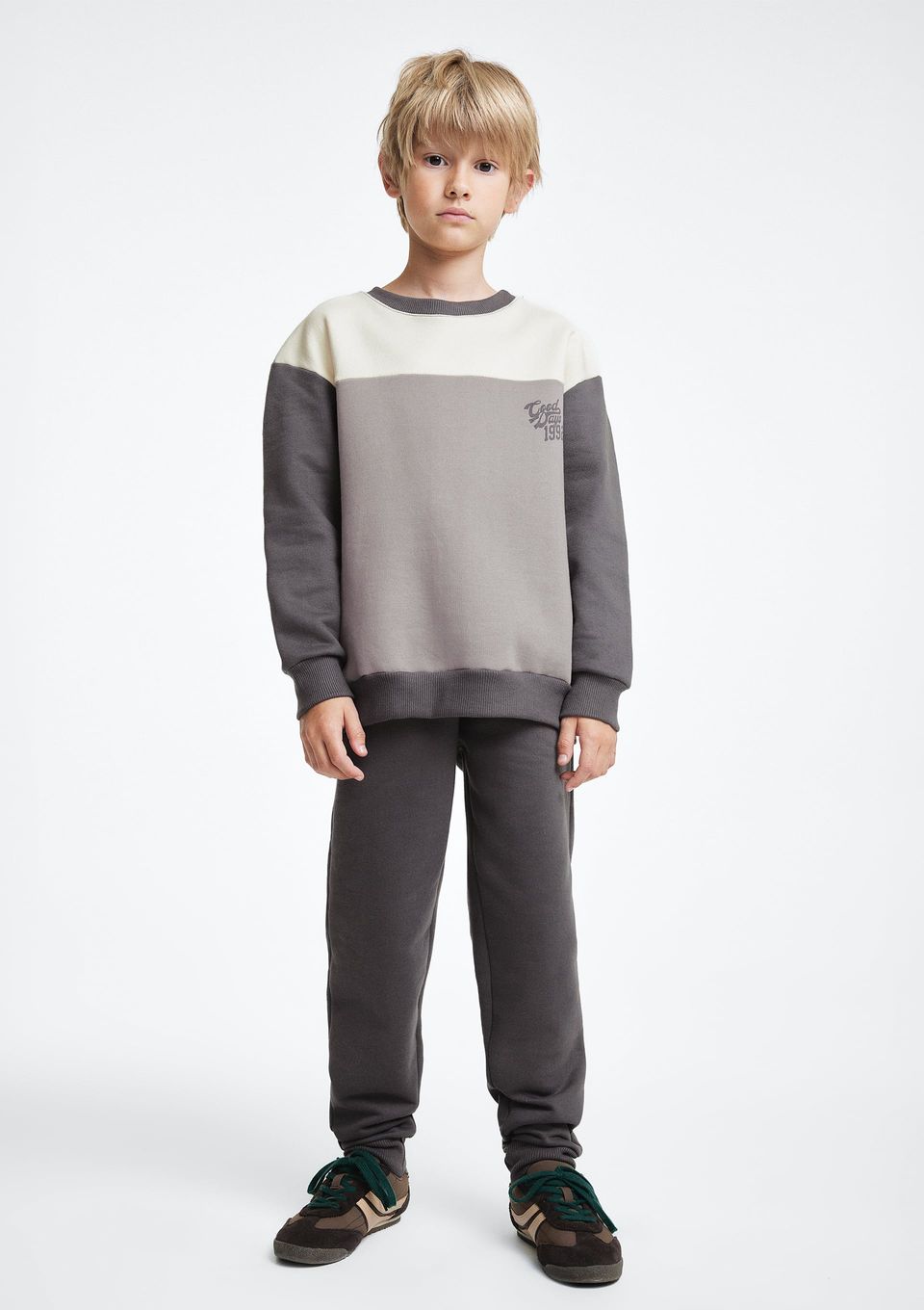 Conjunto de Moletom Infantil Menino com Estampa - Verde