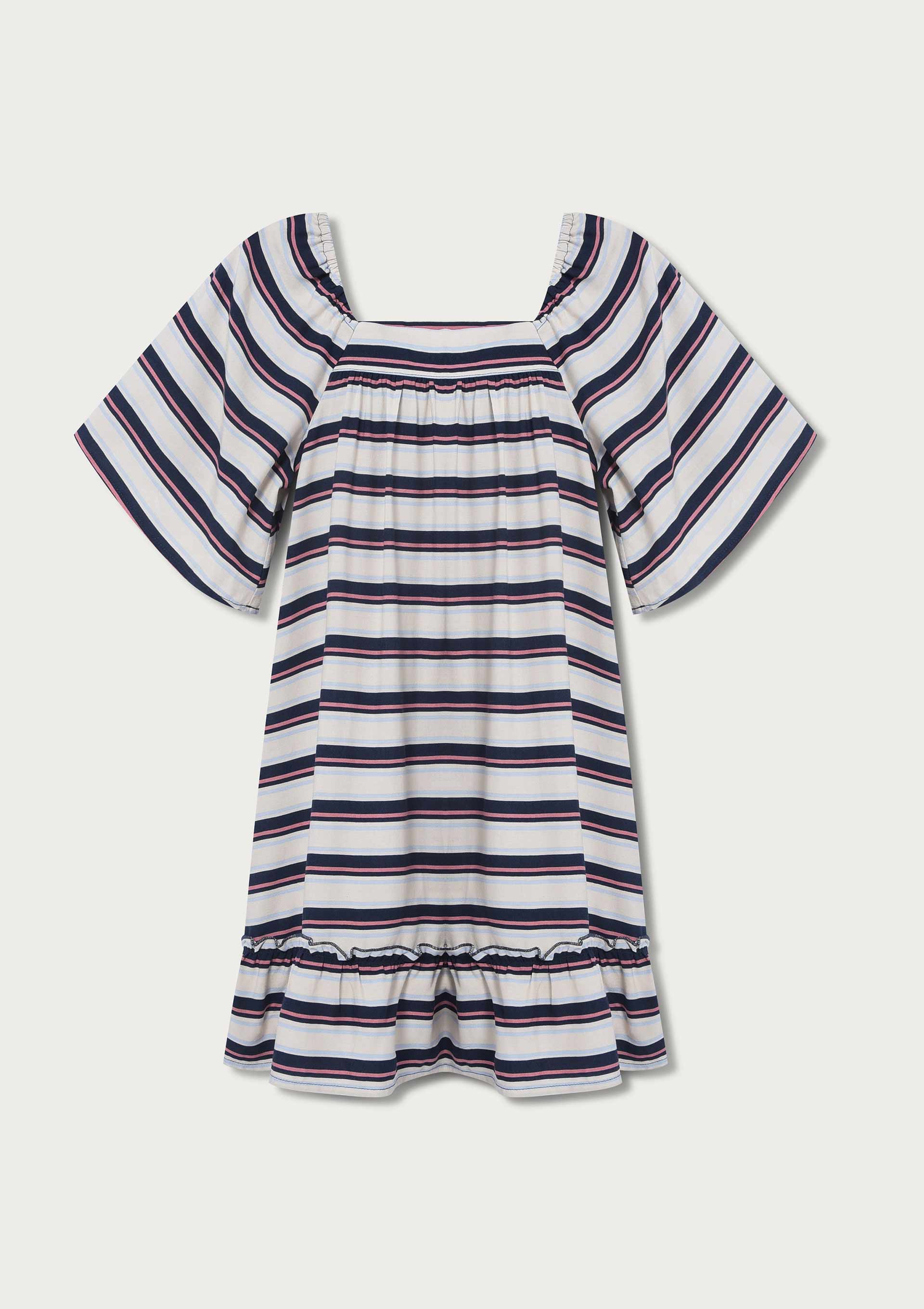 Vestido Infantil com Mangas Bufantes - Off White — Hering