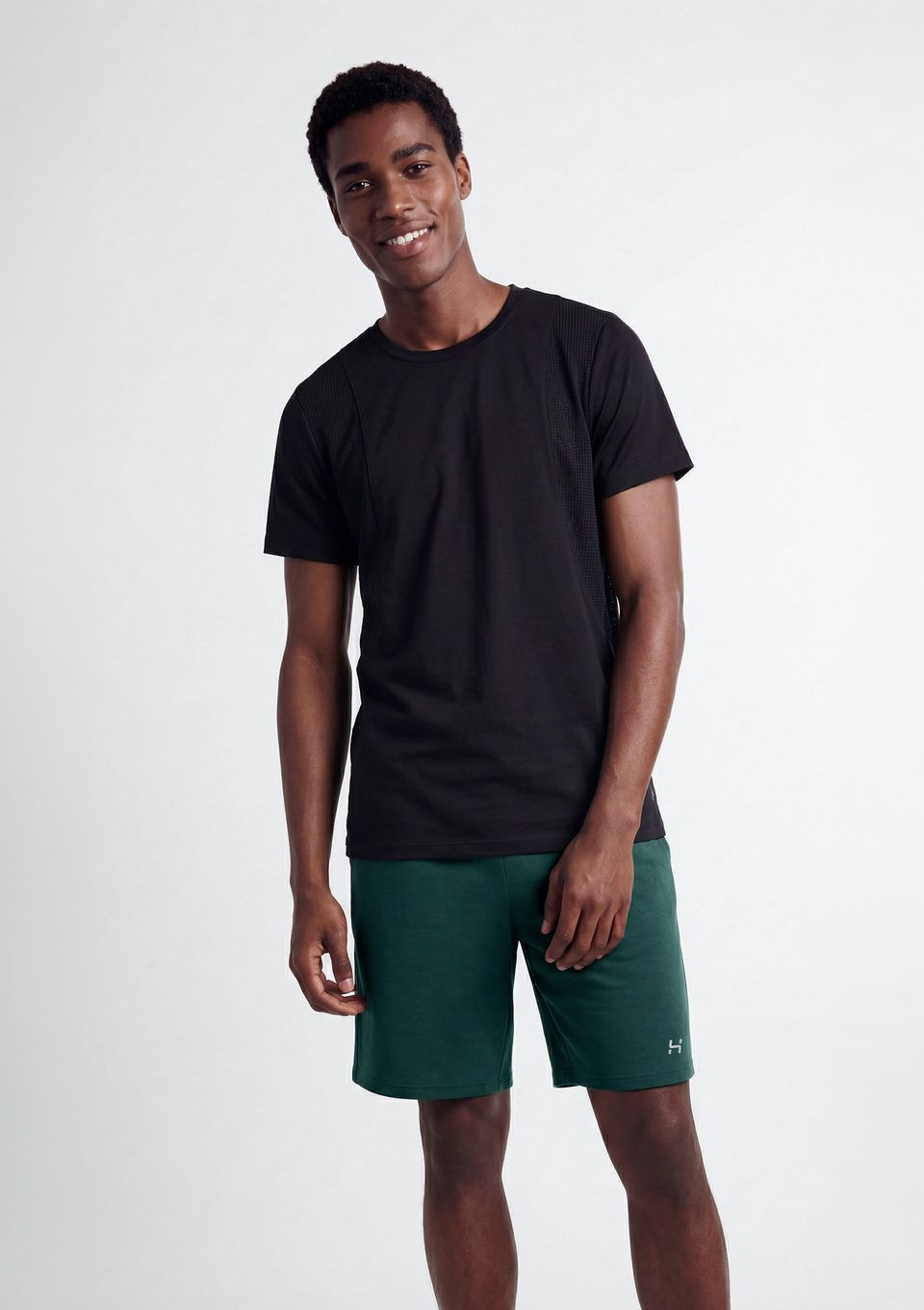 Bermuda Esportiva Masculina Mescla - Verde