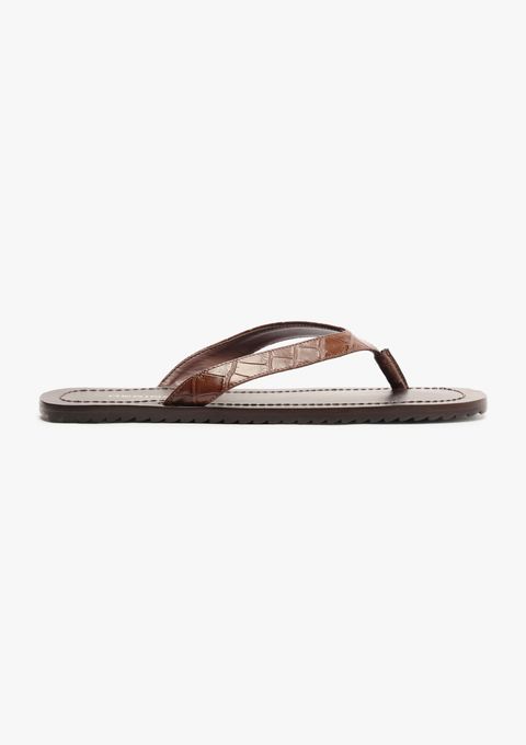 Chinelo de Dedo Croco - Marrom — Hering