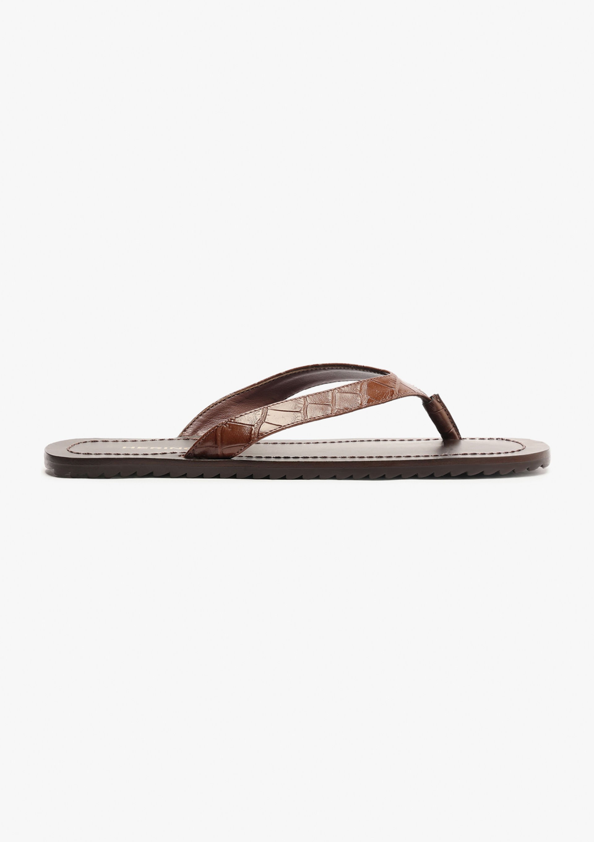 Chinelo de Dedo Croco - Marrom — Hering