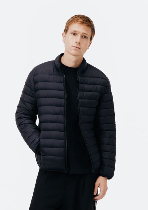 Jaqueta Básica Masculina Puffer Matelassê - Preto — Hering