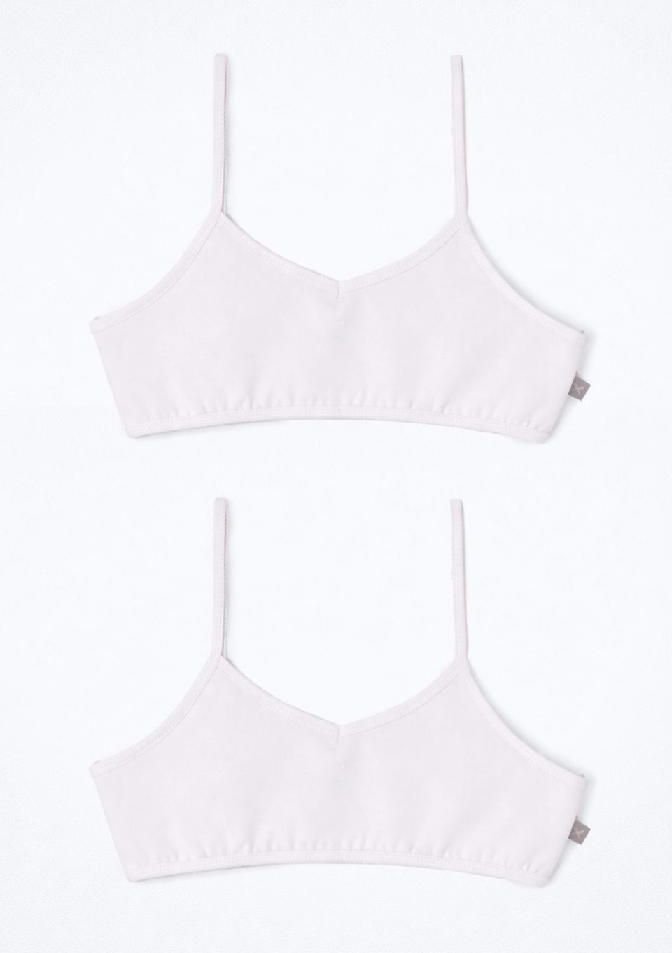 Kit com 2 Tops Infantil Menina Hering Kids - Branco