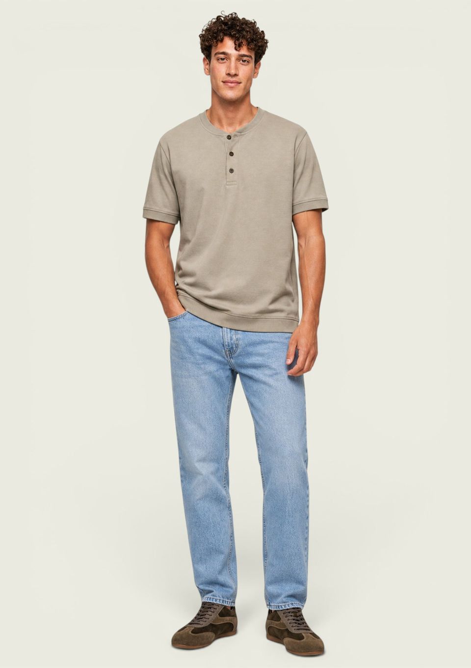 Calça Jeans Masculina Reta - Azul