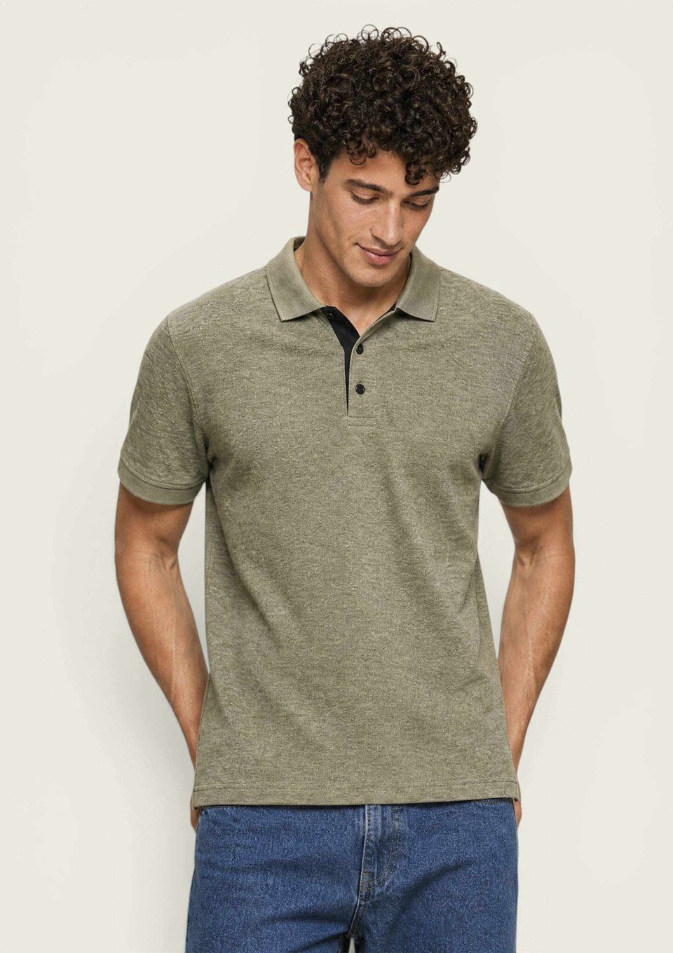 Camisa Polo Masculina Manga Curta - Verde