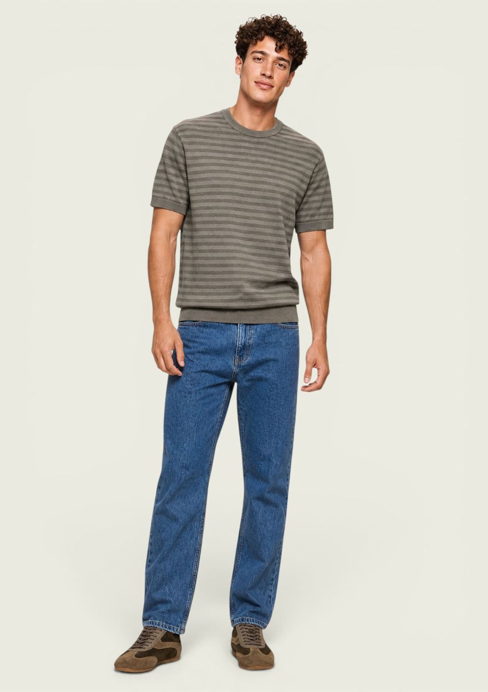 Calça Jeans Masculina Reta - Azul