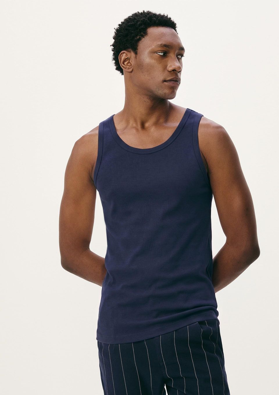 Regata Básica Masculina Slim - Azul