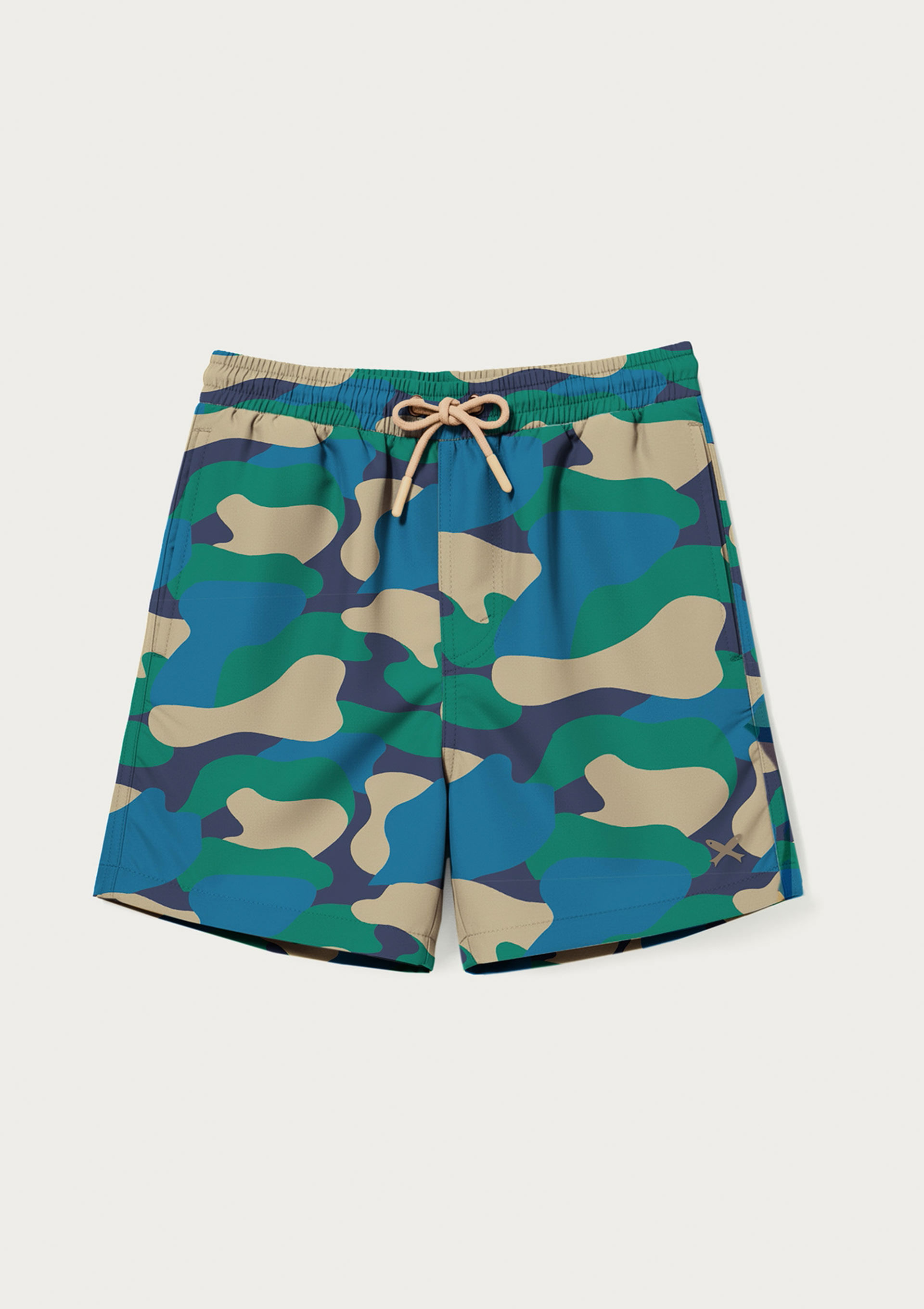 Shorts Infantil Menino Estampado - Verde