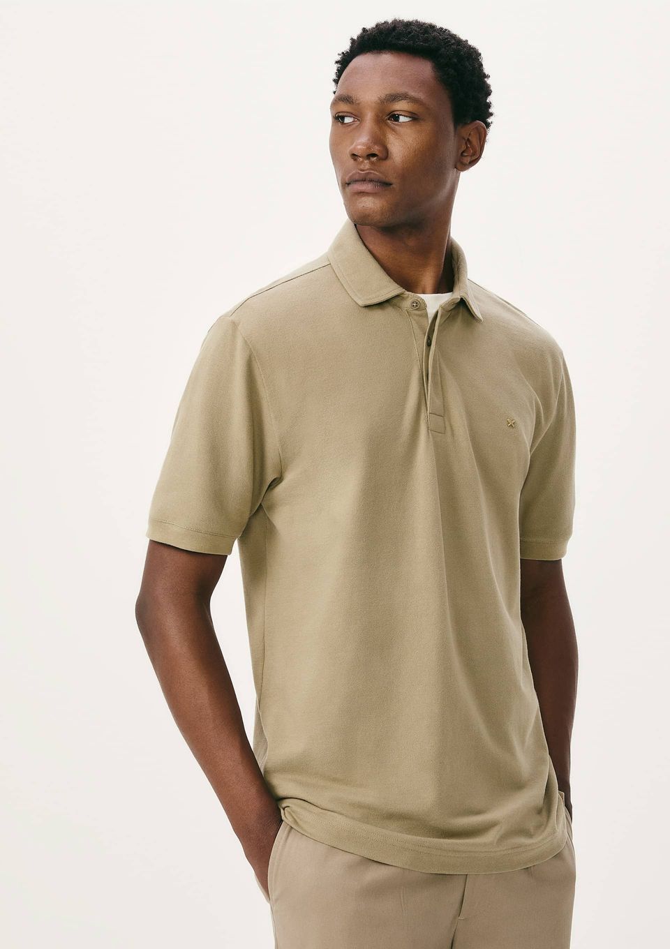 Camisa Polo Masculina em Piquet Pima - Verde