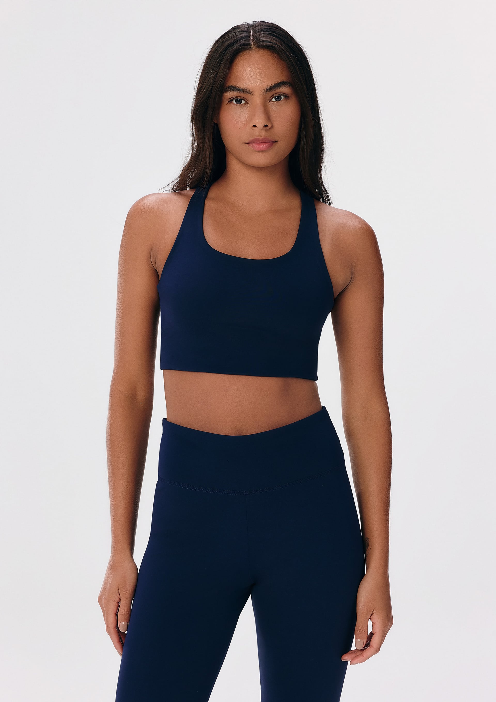 Top Esportivo Feminino Hero com Fio Lycra® - Azul — Hering