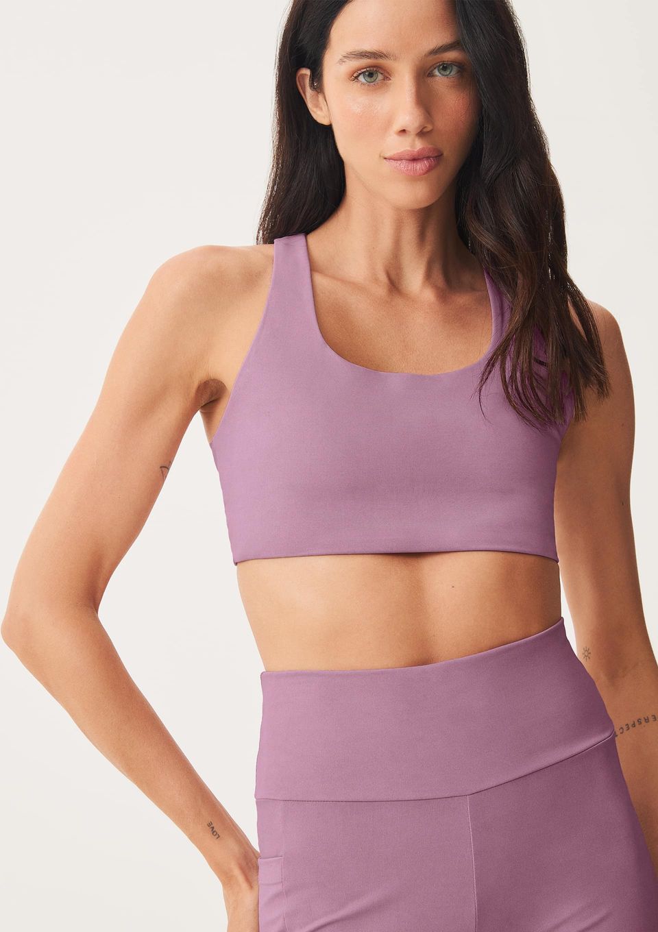 Top Esportivo Hero com Fio Lycra® - Roxo