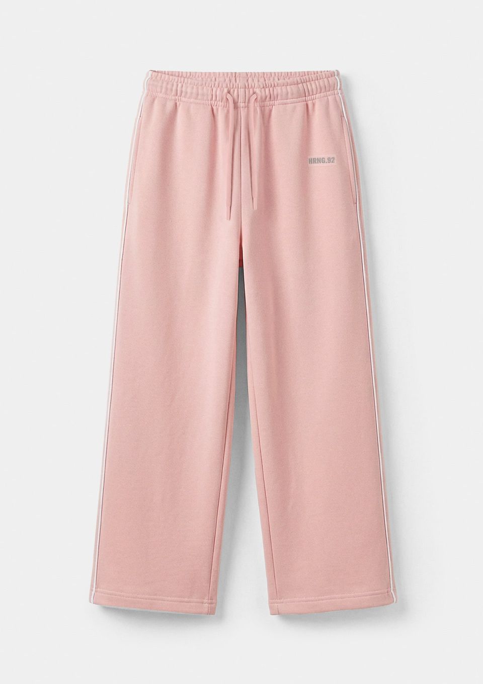 Calça Infantil Menina Reta com Friso Lateral - Rosa