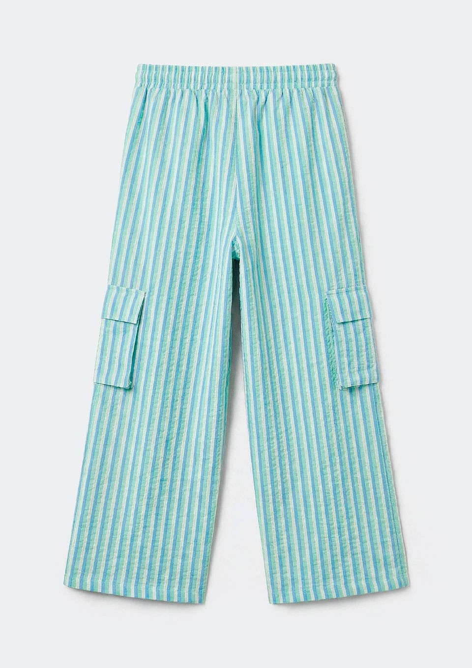 Calça Infantil Menina Reta Fio Tinto - Azul