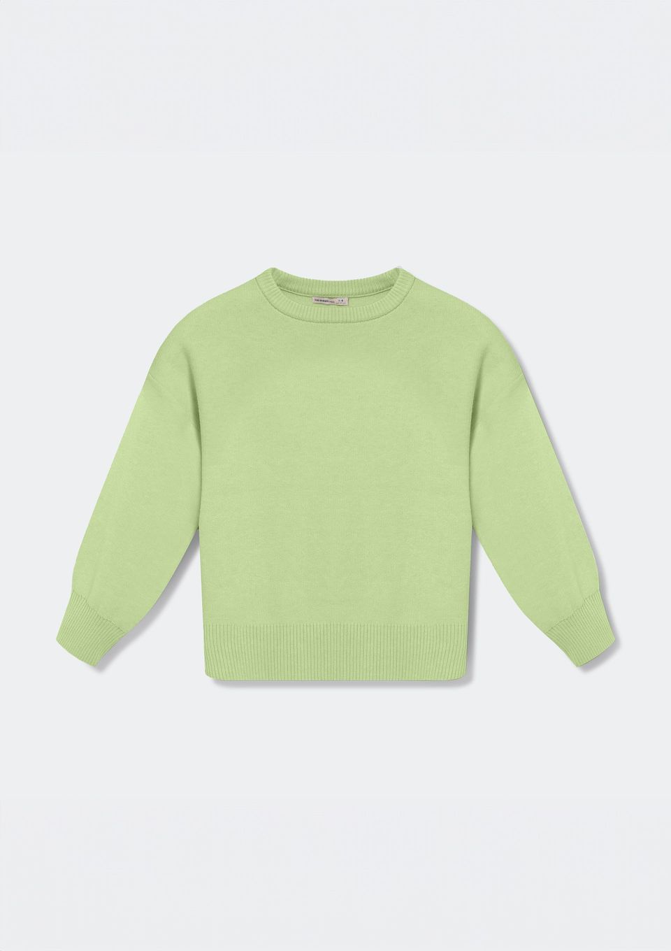 Blusão Infantil Menina em Tricô - Verde