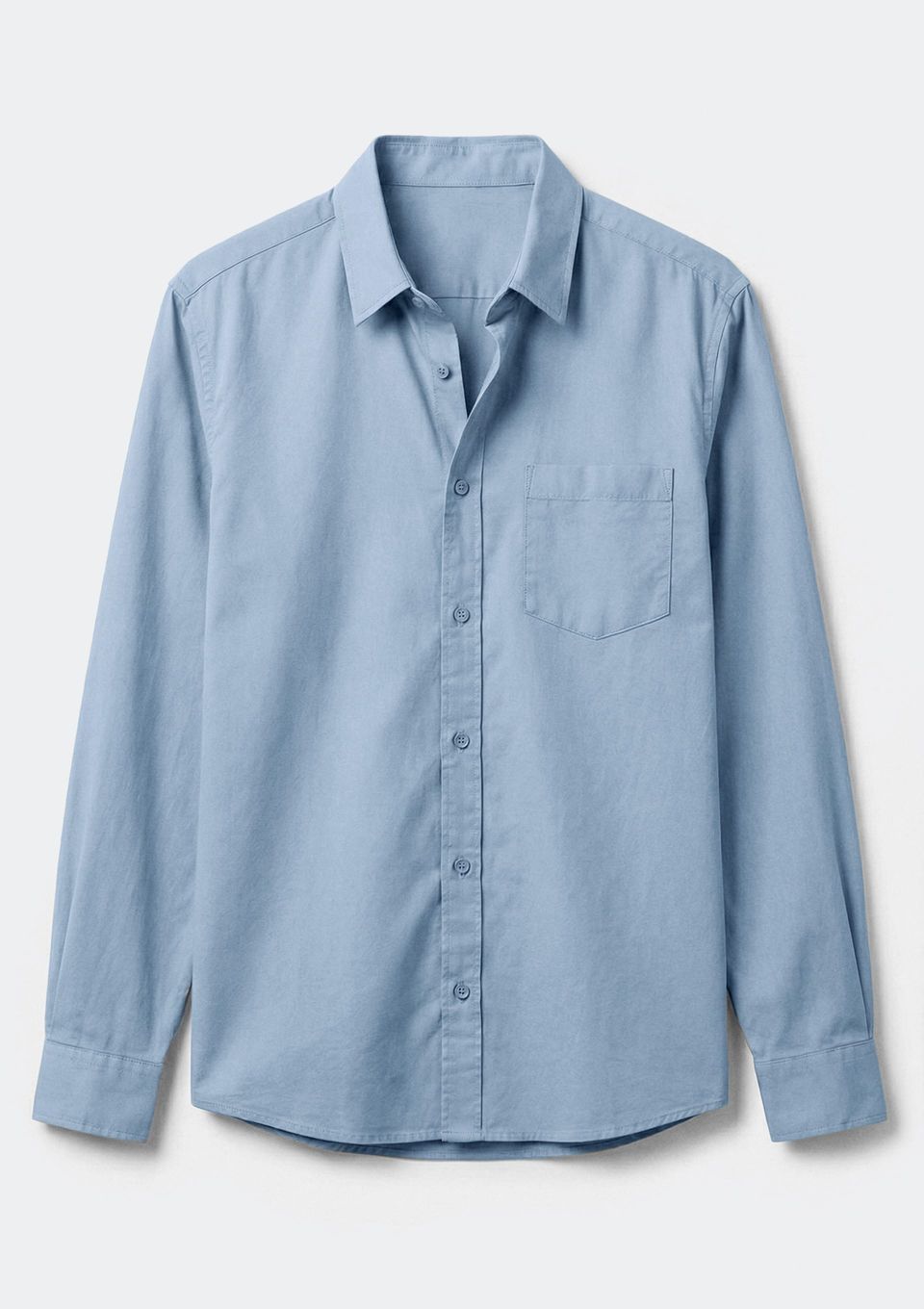 Camisa Infantil Menino Manga Longa em Viscolinho - Azul