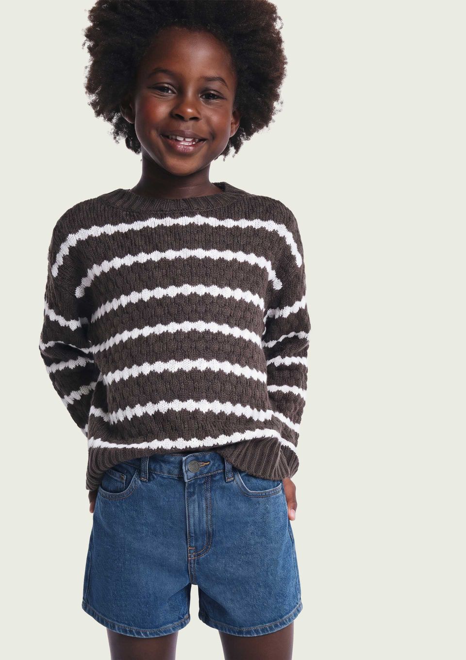 Shorts Jeans Infantil Menina Reto - Azul