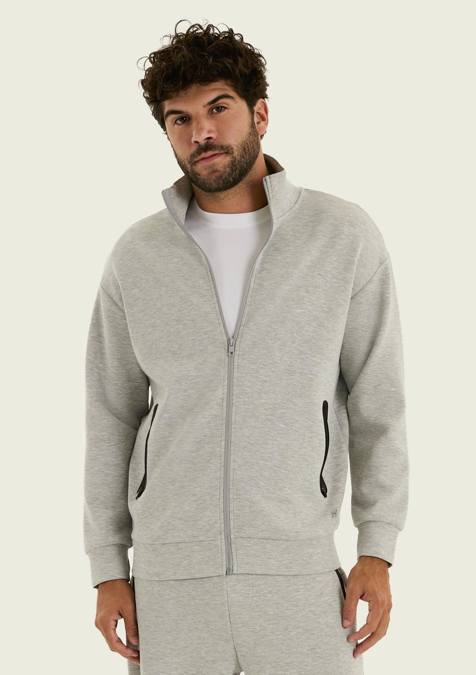 Jaqueta Esportiva Masculina Easy Care - Cinza