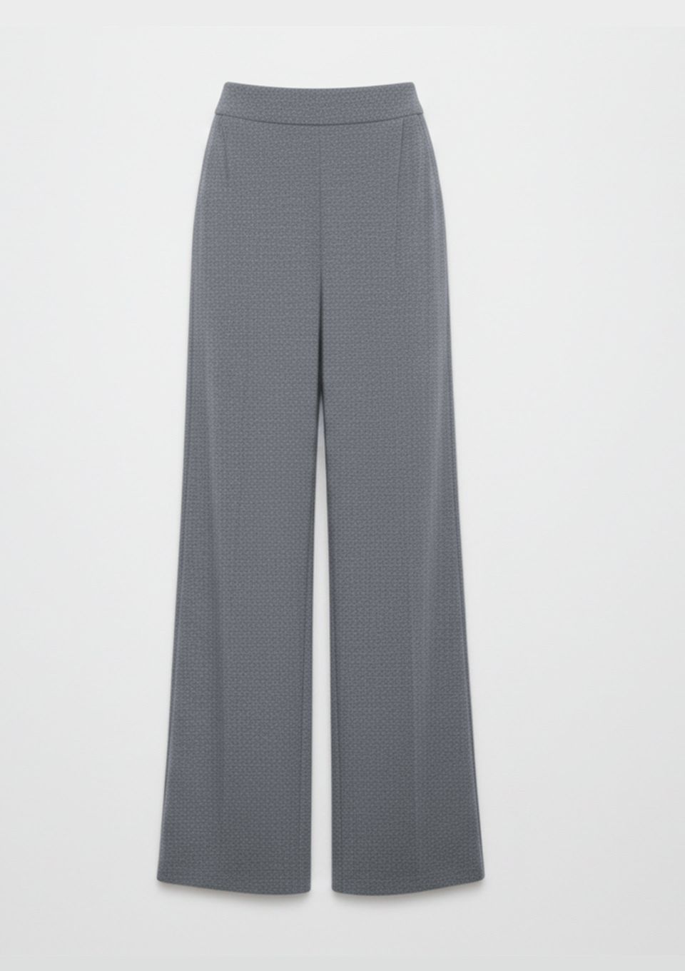 Calça Feminina Pantalona Mescla - Cinza
