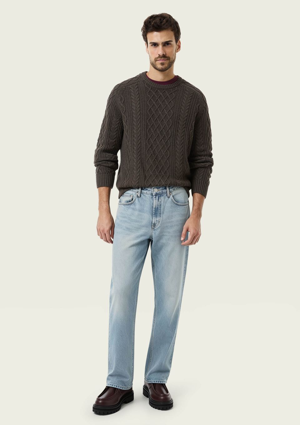Calça Jeans Masculina Reta - Azul