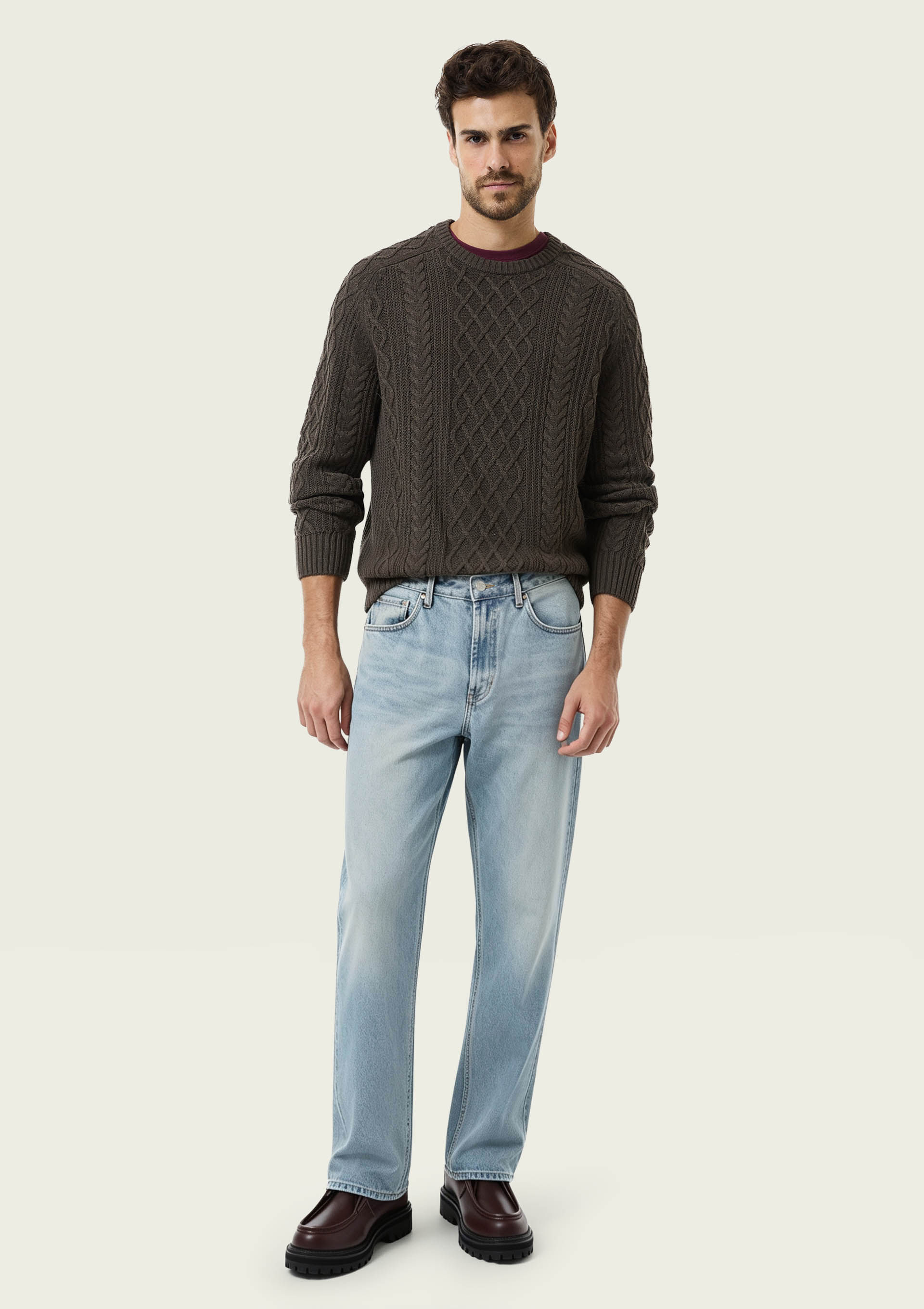 Calça Jeans Masculina Reta - Azul