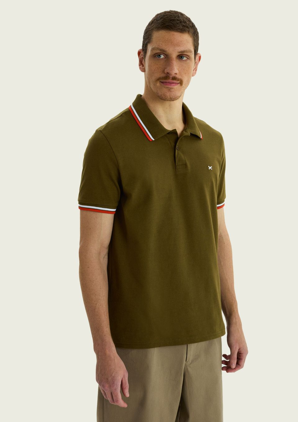 Camisa Polo Masculina Encorpada - Verde