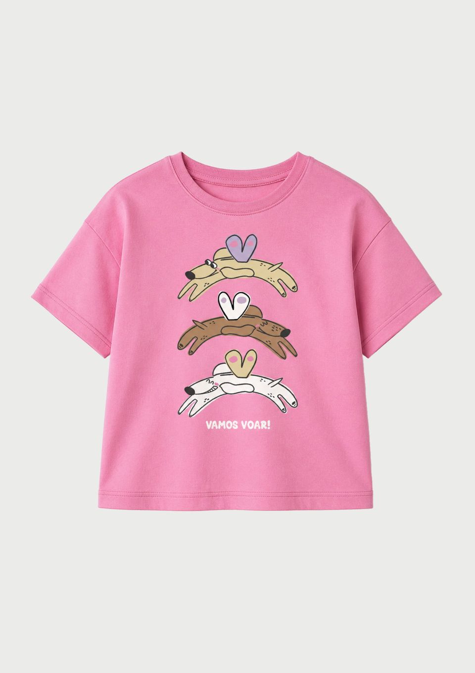 Blusa Infantil Menina Toddler com Estampa - Rosa