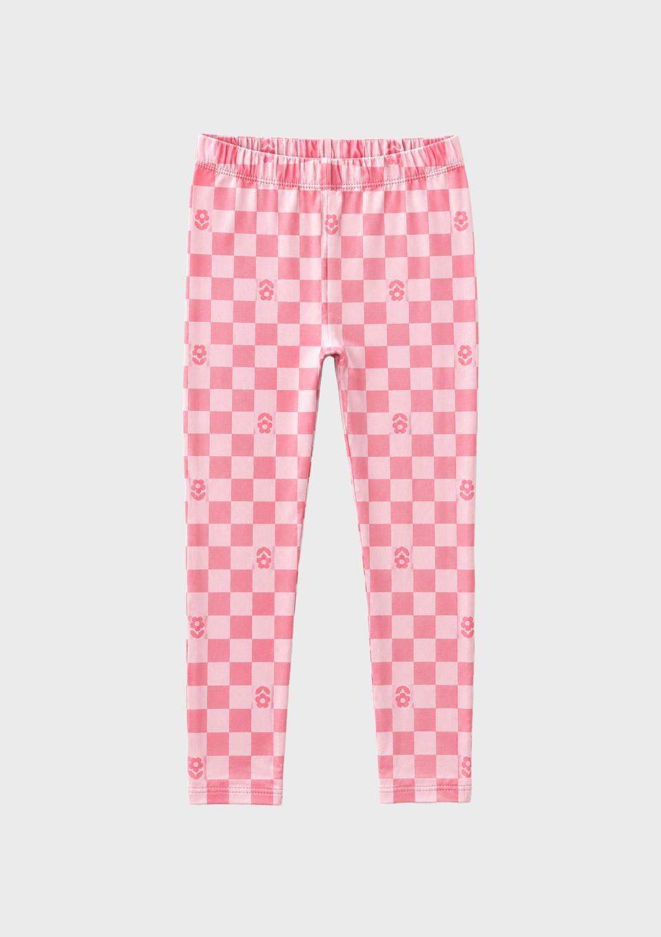Calça Legging Infantil Menina Toddler Estampada - Rosa
