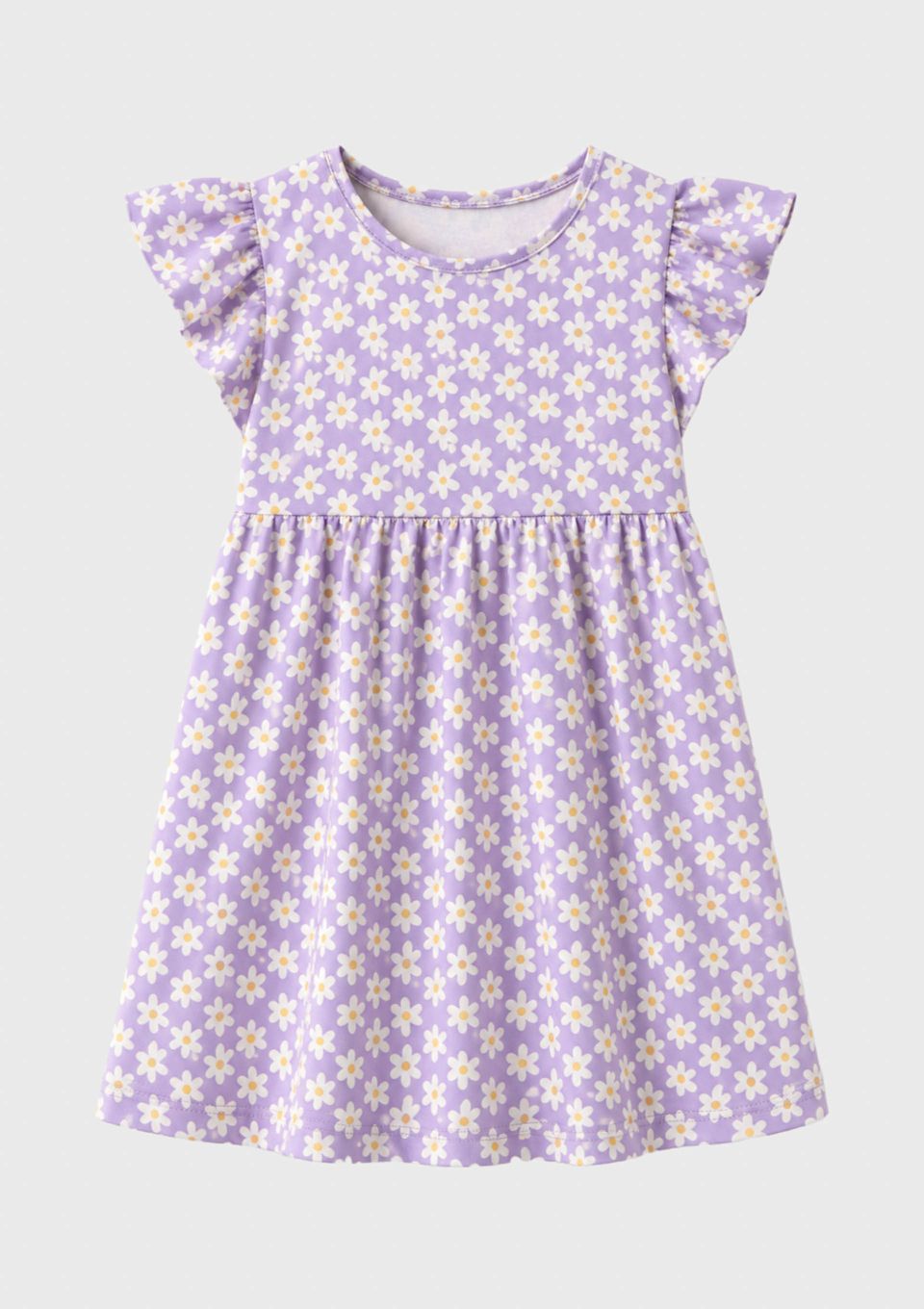 Vestido Infantil Toddler Estampado - Lilás