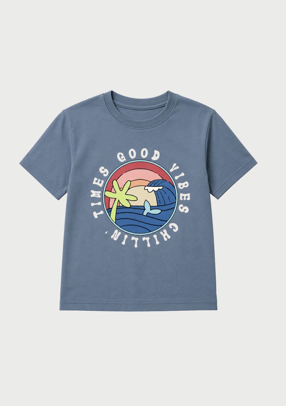 Camiseta Infantil Menino Toddler com Estampa - Azul