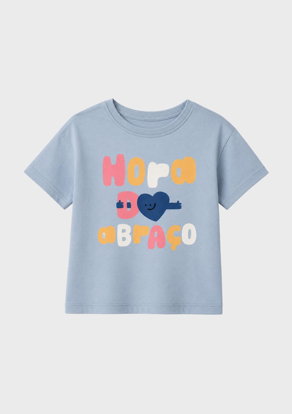 Blusa Infantil Menina Toddler com Estampa - Azul