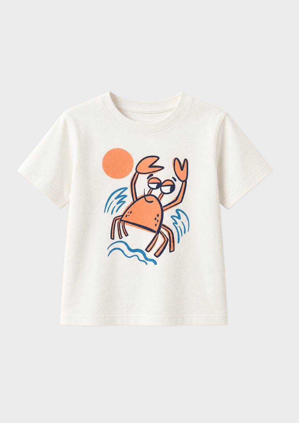 Camiseta Infantil Menino Toddler com Estampa - Off White