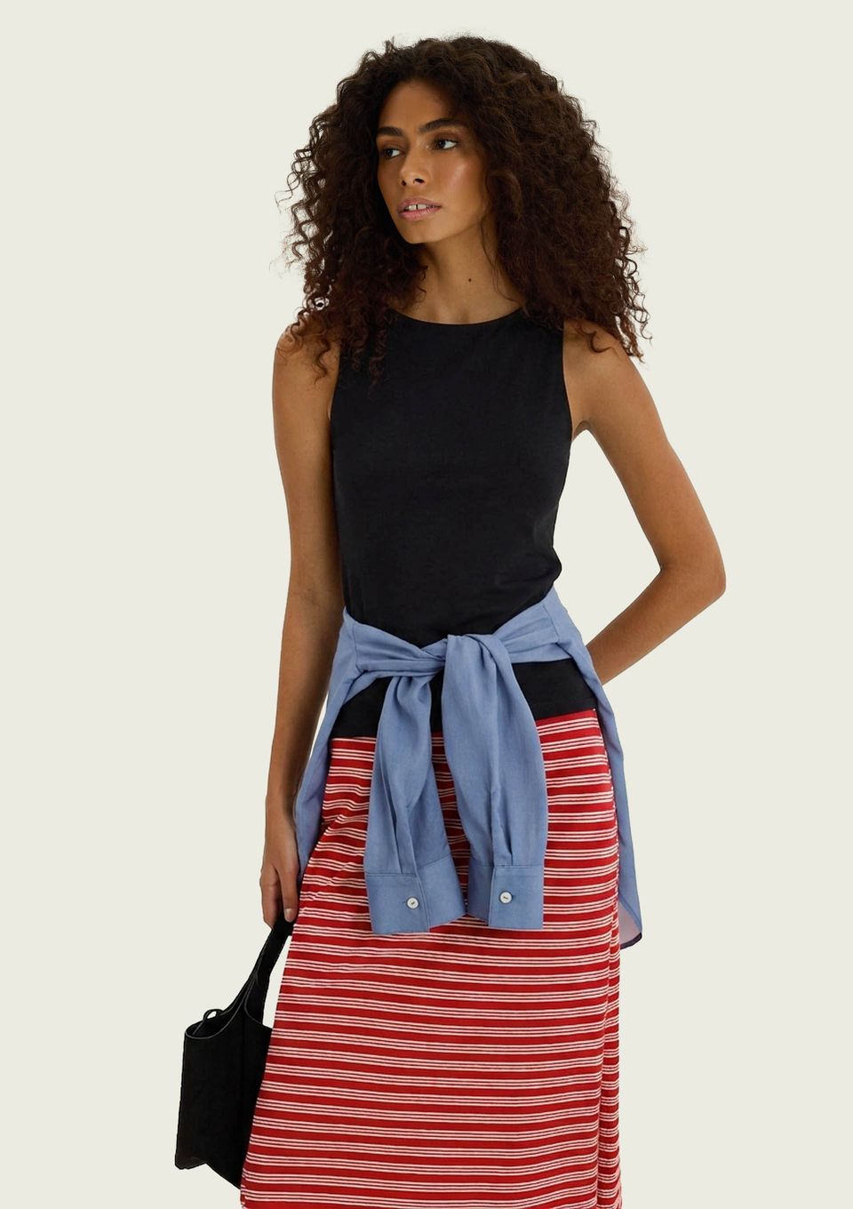 Regata Feminina em Malha Premium - Preto