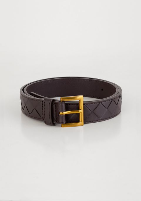 Cinto Feminino Pu em Tressê - Marrom — Hering