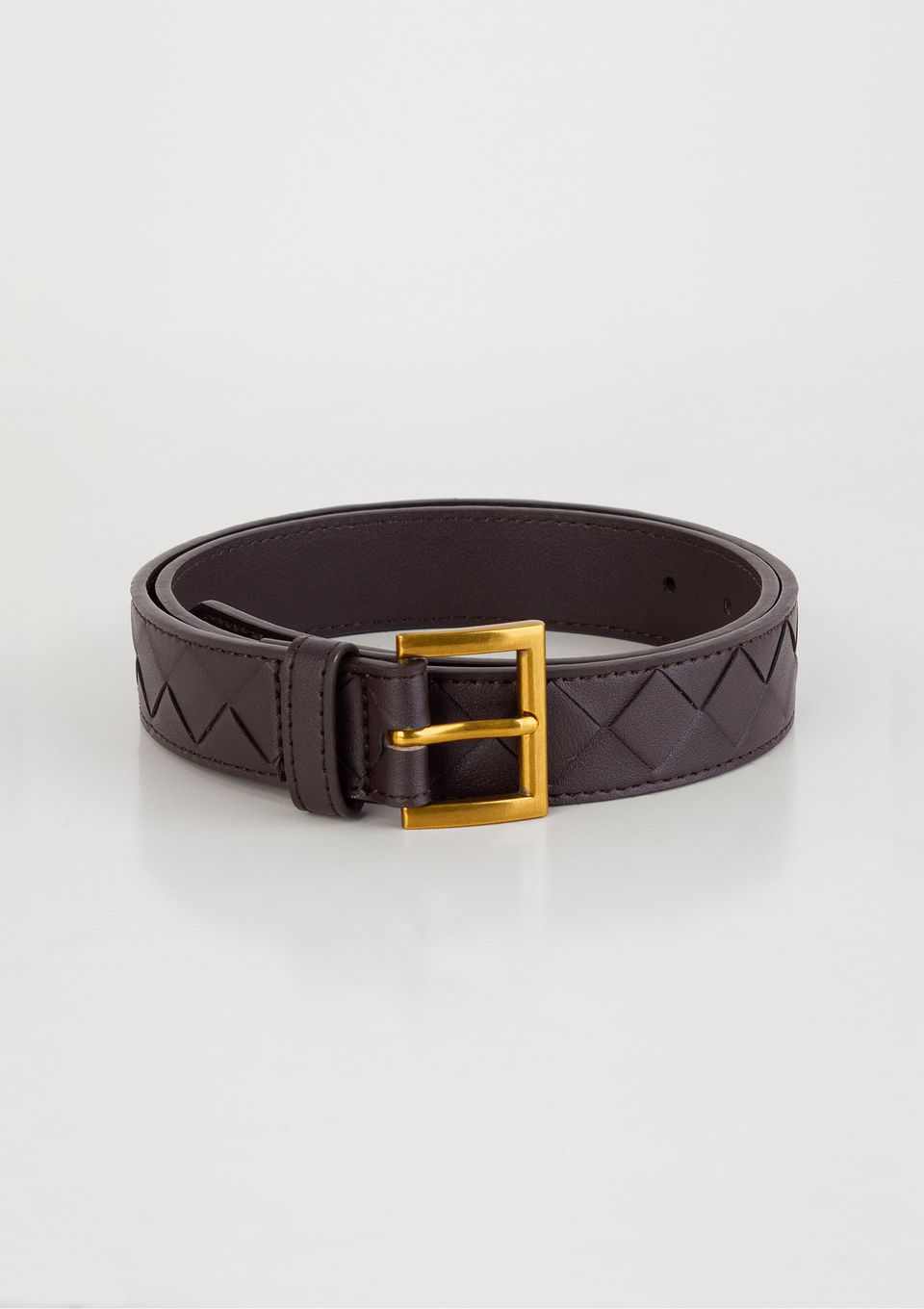 Cinto Feminino Pu em Tressê - Marrom