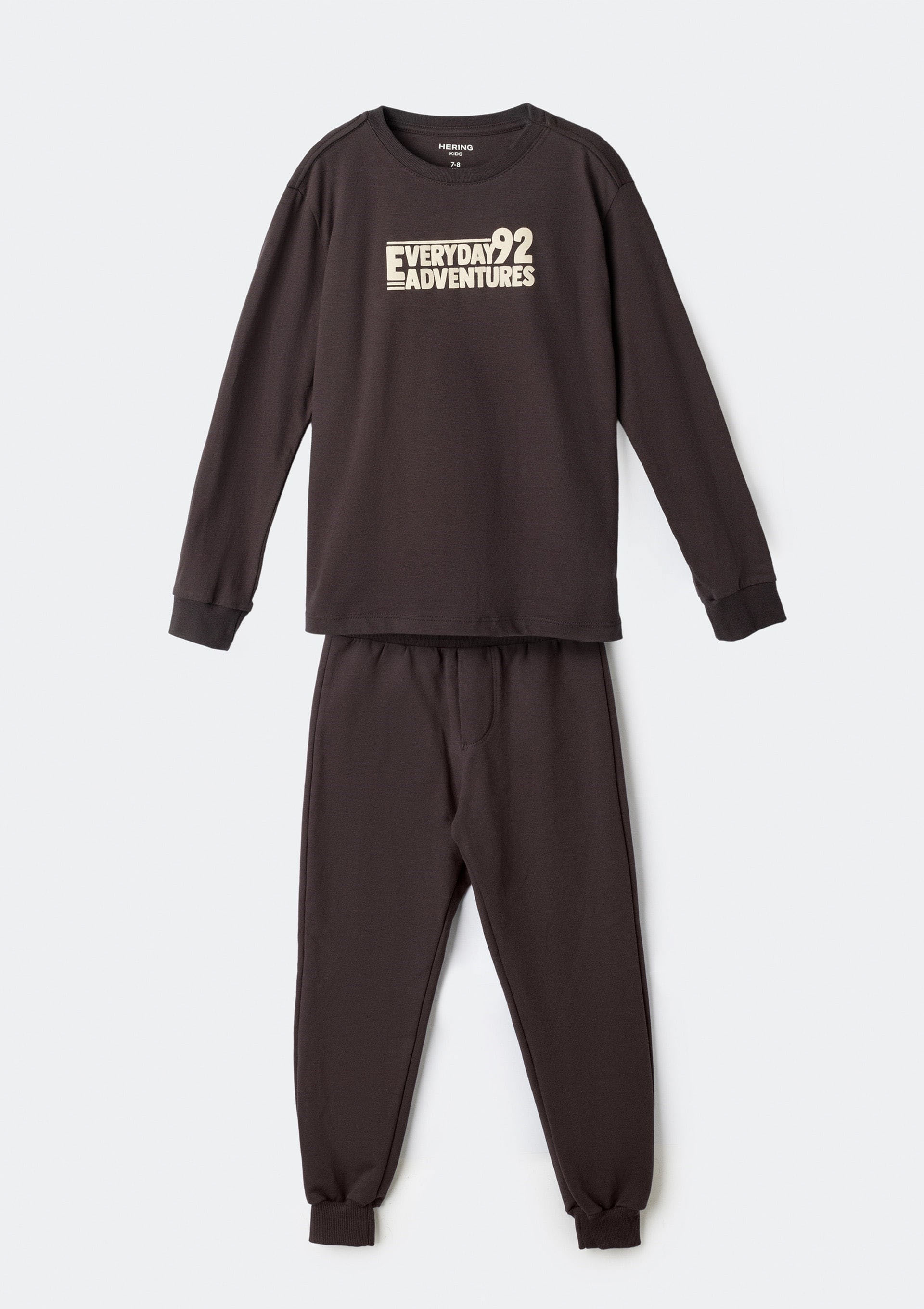 Conjunto Infantil Menino em Moletom com Estampa - Cinza — Hering