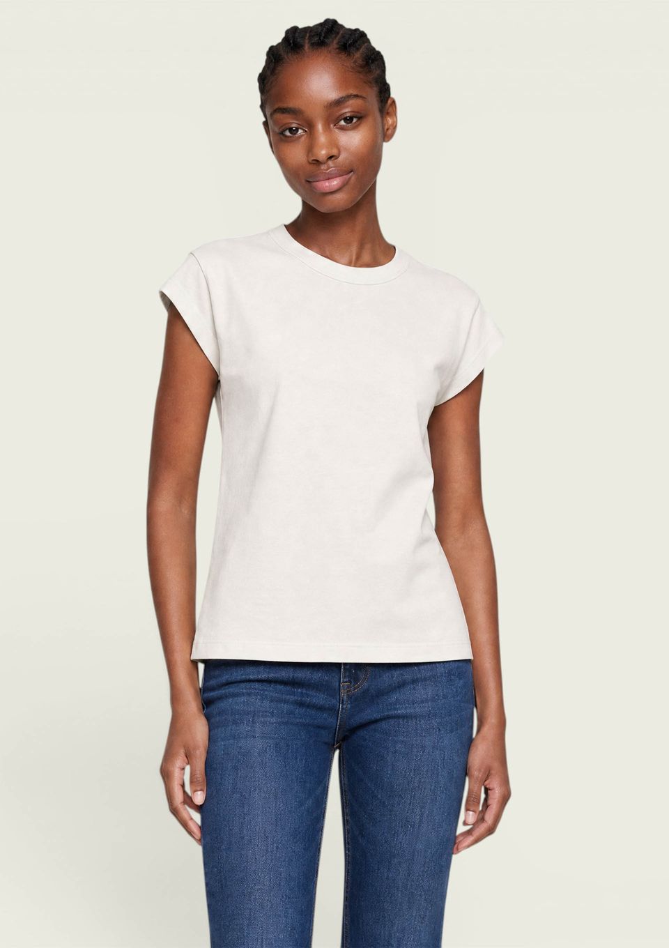 Camiseta Feminina em Malha Premium - Off White